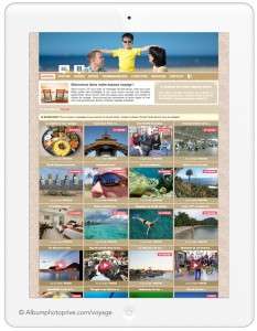 Carnet de voyage en ligne avec partage de photo privé